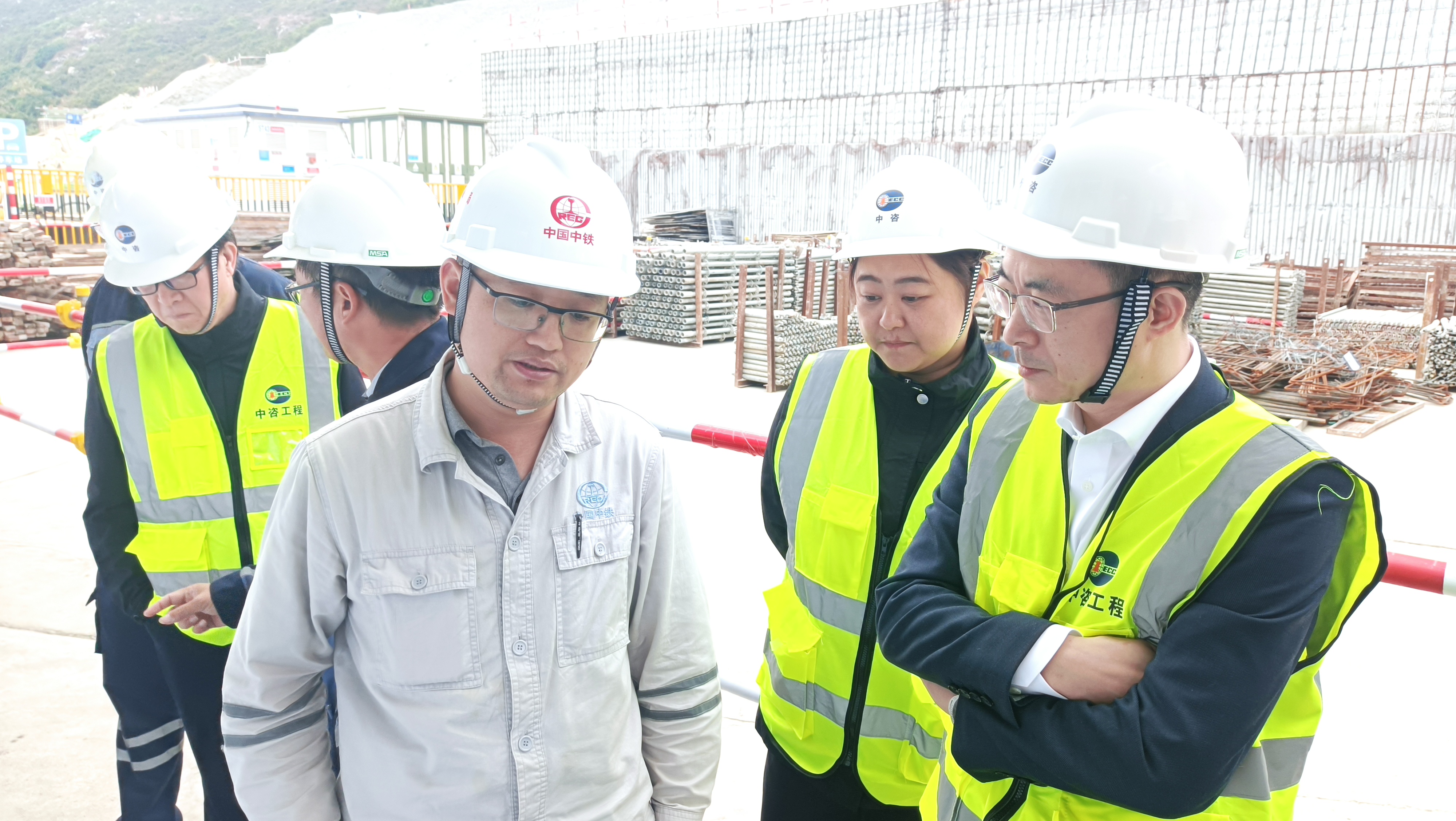 刘刚总经理到公司太平岭核电项目调研